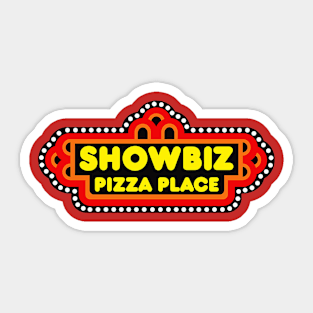 Showbiz Pizza Sticker